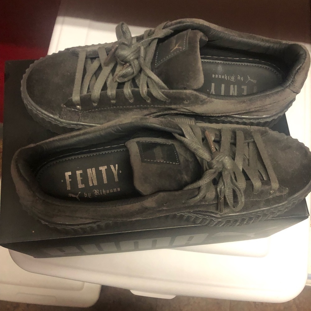 Rihanna velvet puma creepers